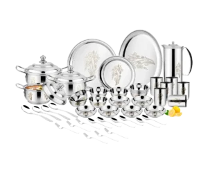 55 Pcs Dinner set laser